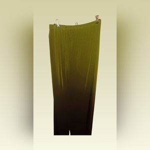 Shein Velvet skirt Green Maxi